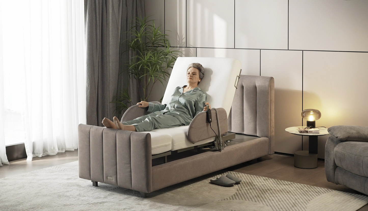 Orin Full Electric Rotating Adjustable Bed with Stand Assist By Starsleep