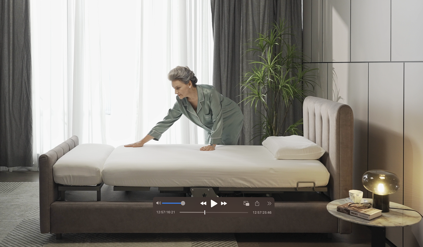 Orin Full Electric Rotating Adjustable Bed with Stand Assist By Starsleep