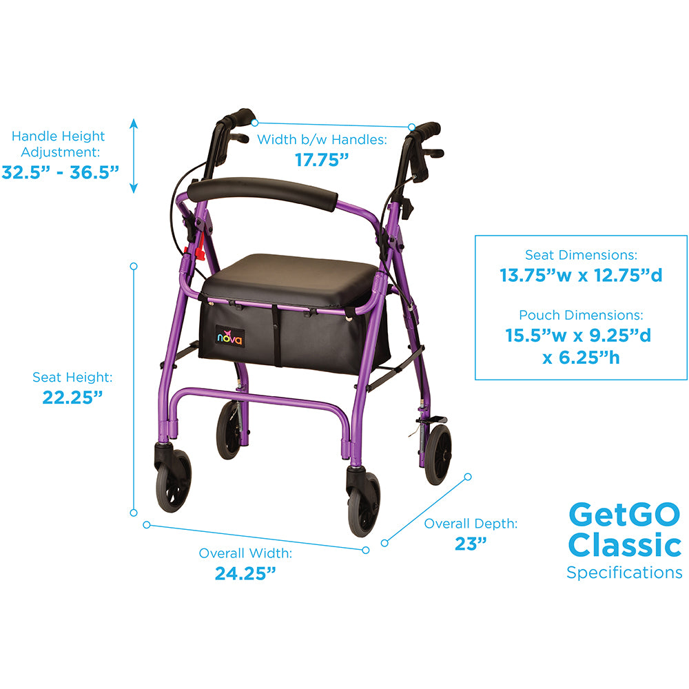 GetGO Standard Rolling Walker