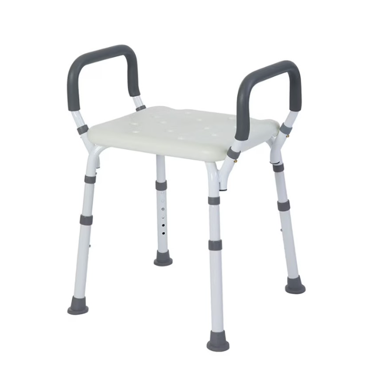 PREMIUM SHOWER BENCH/CHAIR WITH REMOVABLE PADDED ARMS