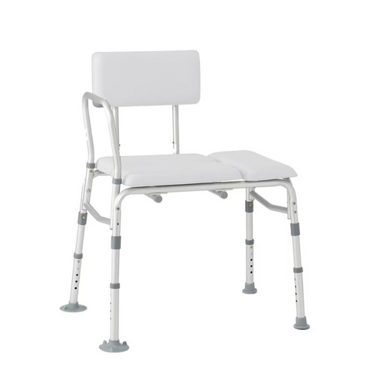 PADDED TRANSFER BENCH w/out Commode Opening