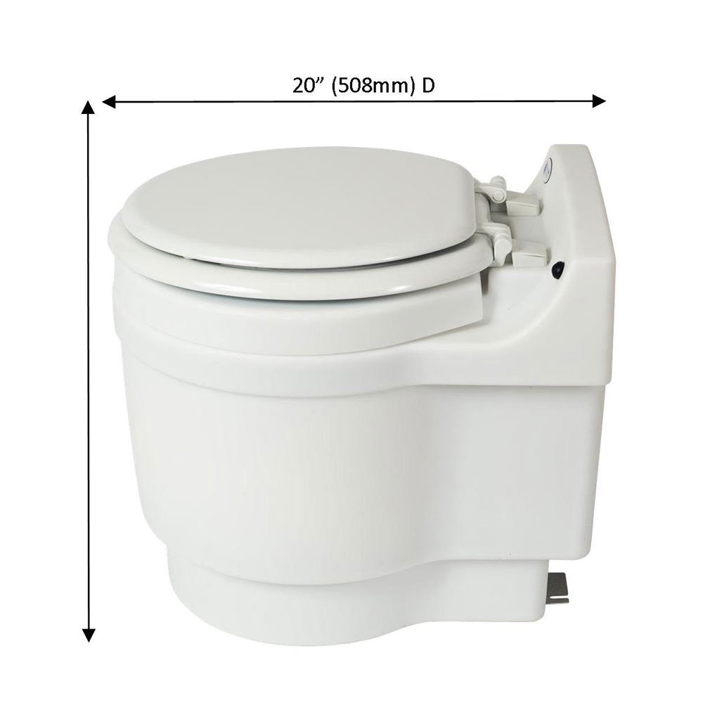 Laveo™ Portable Toilet with Wall Outlet