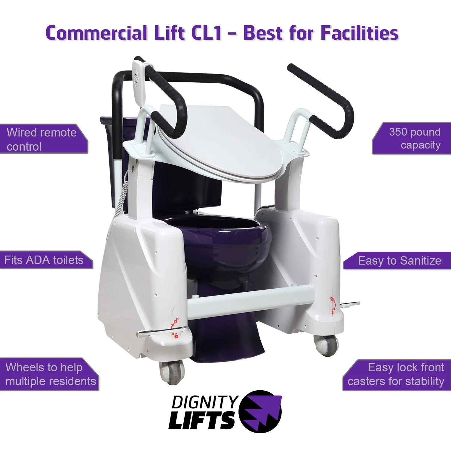 DIGNITY LIFTS - COMMERCIAL TOILET LIFT - CL1